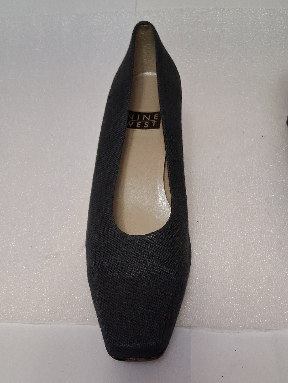 Nine West Black Women's Square-Toe Flat